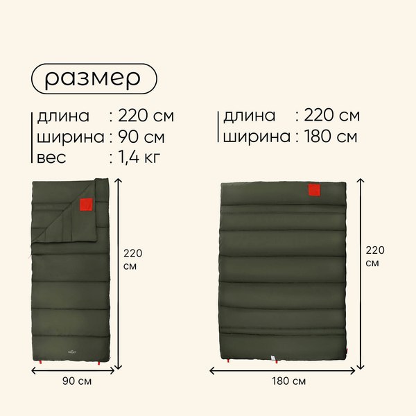 Спальный мешок Maclay Camping Summer / 9383665