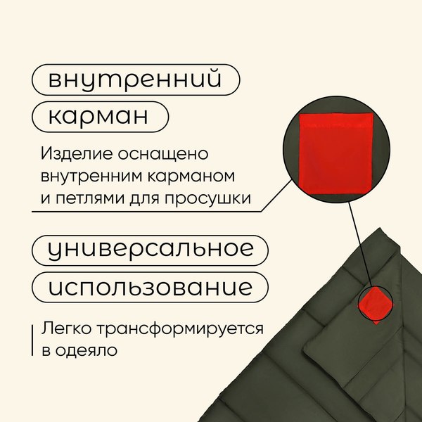 Спальный мешок Maclay Camping Summer / 9383665