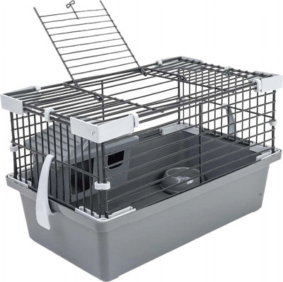 Клетка для грызунов Homepet 89204 с наполнением (28x17x16.4см, серый) - 