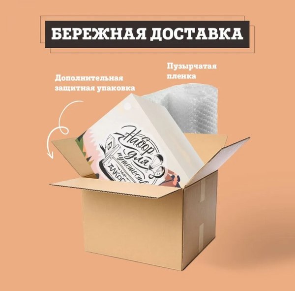 Набор рюмок Алхимия вкуса Набор для путешествия в мир алкоголя (6шт)
