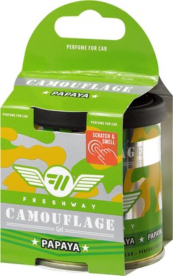 

Ароматизатор автомобильный, Camouflage Gel Papaya CG 02