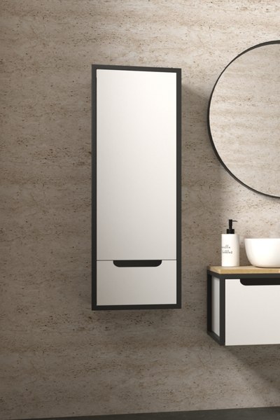 Купить Шкаф-полупенал для ванной Style Line Сохо 36x110см МДФ 1 ящик Plus в Гродно