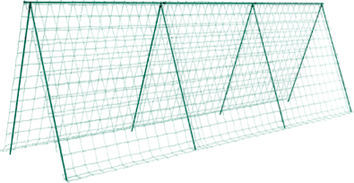 

Шпалера, Шалаш 120х360см