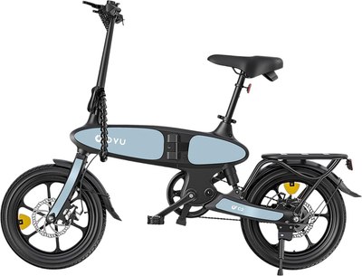 Электровелосипед Dyu C2 250W 16 дюймов (голубой) - 