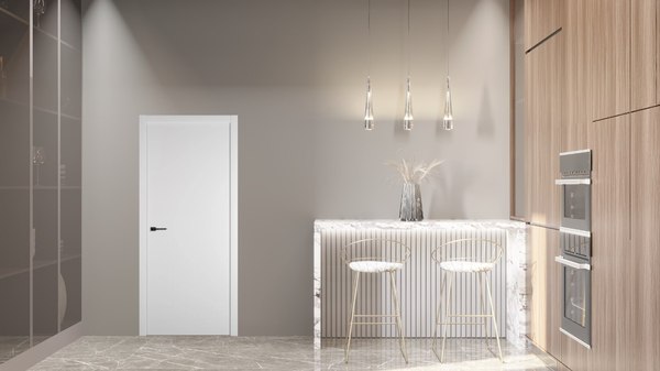 Дверь межкомнатная Emalex Basic Z 60x200 (Ice/ABS Ice)