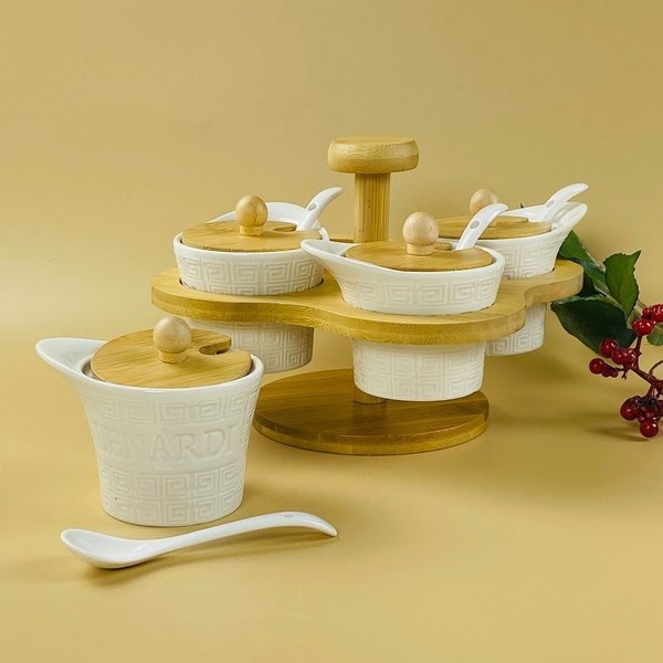 Набор емкостей для хранения Lenardi Bamboo 140-146 (4шт)