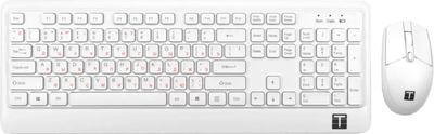 Комплект клавиатура и мышь Тесла MKB-PRO (белый) - 