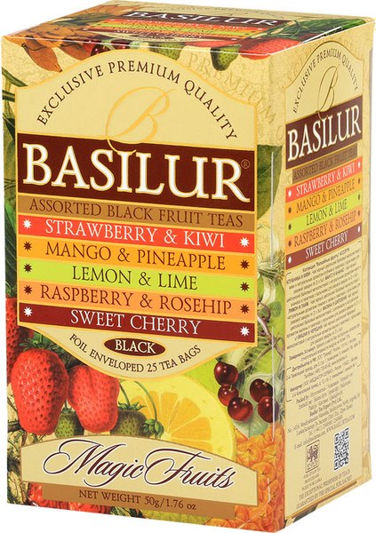 Чай пакетированный Basilur Волшебные фрукты Ассорти (25пак)