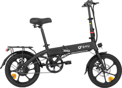 Электровелосипед Dyu A1F Pro 250W 16 дюймов (черный) - 