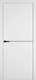 Дверь межкомнатная Emalex Basic 1 60x200 (Ice/ABS Black) - 