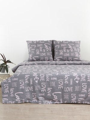 

Комплект постельного белья, Love 1.5сп 70х70 615005/457983 К