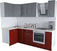 

Готовая кухня Хоум Лайн, Кристалл Люкс 1.2x2.5