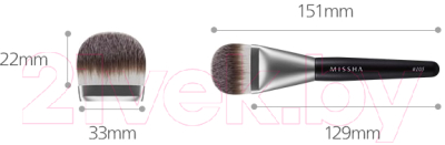 Кисть для макияжа Missha Artistool Foundation Brush 105