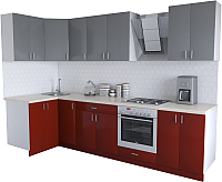 

Готовая кухня Хоум Лайн, Кристалл Люкс 1.2x3.0