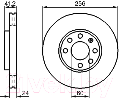 

Тормозной диск Bosch, 0986478881
