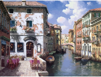 Картина по номерам БЕЛОСНЕЖКА Венецианские дома / 631-AB - 