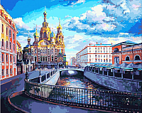 

Картина по номерам, Храм Спаса на Крови / 928-AB