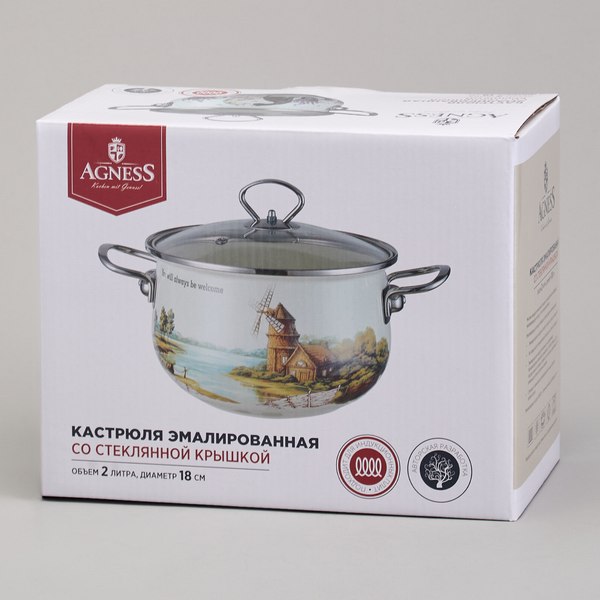 Кастрюля Agness 943-076