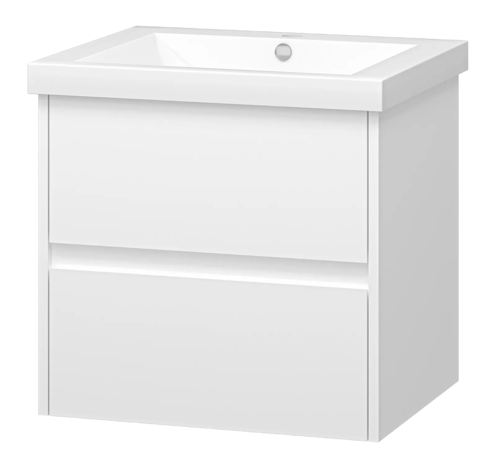 Тумба с умывальником Misty Алиса 58 / Э-Али01058-011П2Я+10.150.00580.001