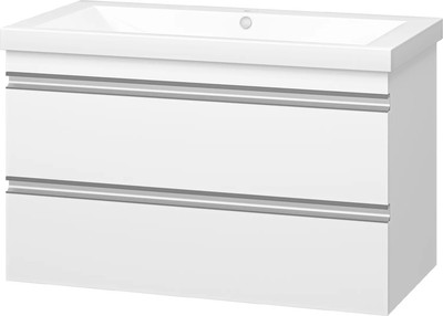 Тумба с умывальником Misty Ингрид 90 / П-Инг-01090-011П2Я+10.150.00900.001 -