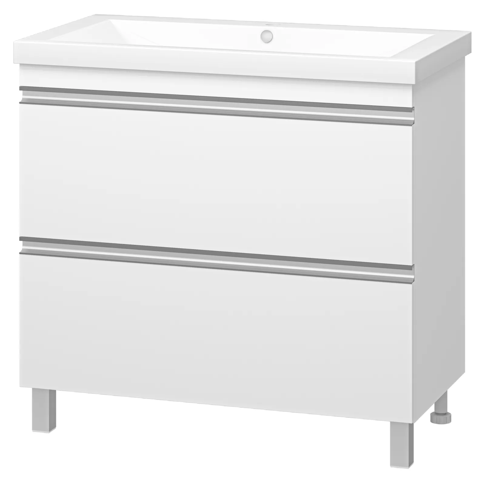 Тумба с умывальником Misty Ингрид 90 / П-Инг-01090-012Я+10.150.00900.001