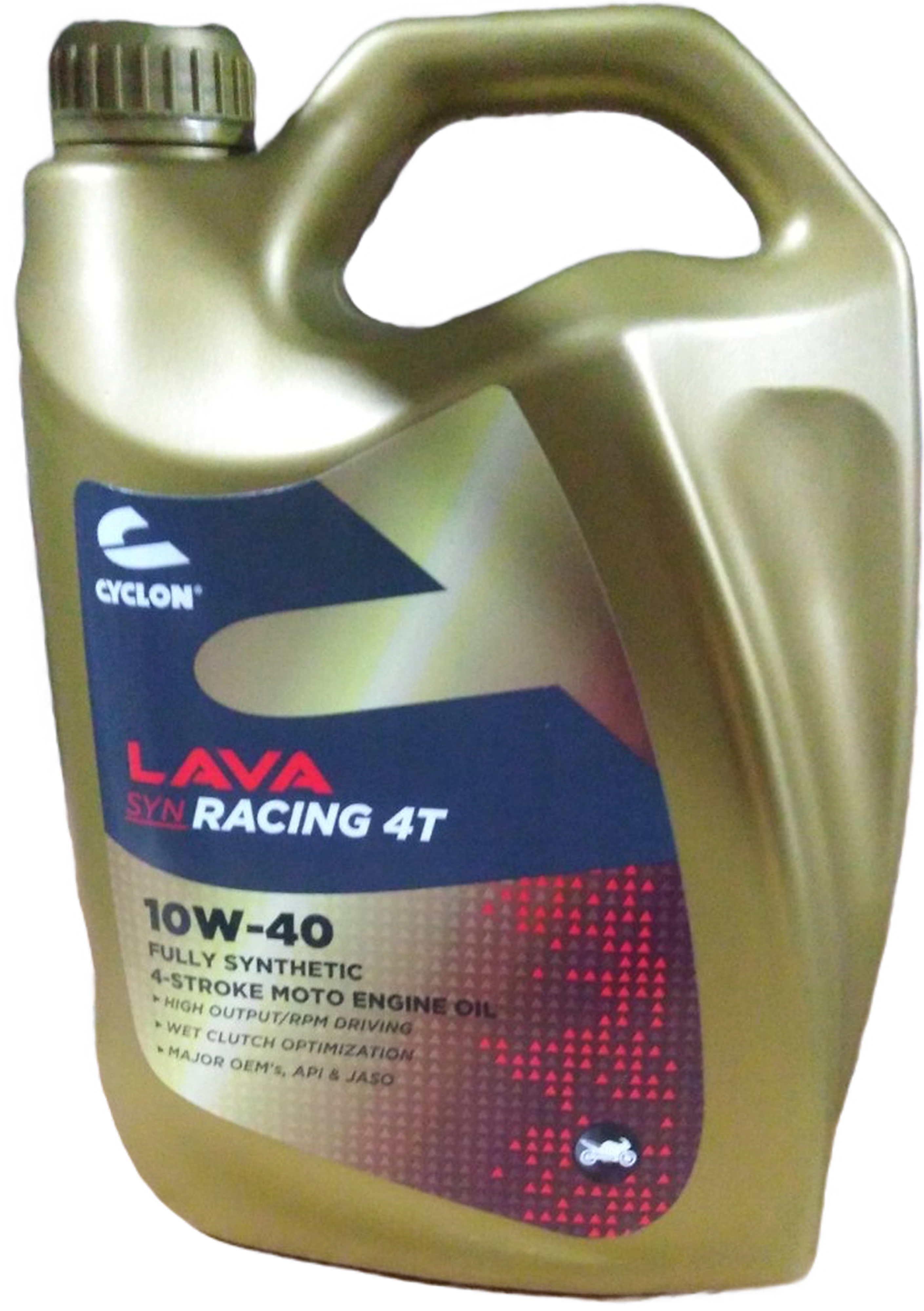 Моторное масло Cyclon Lava SYN Racing 4T 10W40 / JL03508 (4л)
