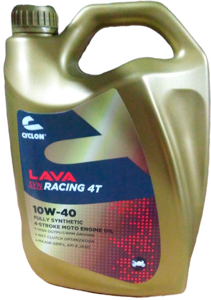 Моторное масло Cyclon Lava SYN Racing 4T 10W40 / JL03508