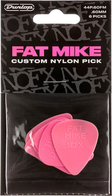 

Набор медиаторов, 44P060FM Fat Mike Nylon Standard .60