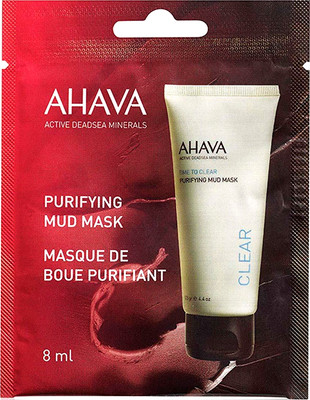 Маска для лица кремовая Ahava Purifying Mud Mask Single Use (8мл) -