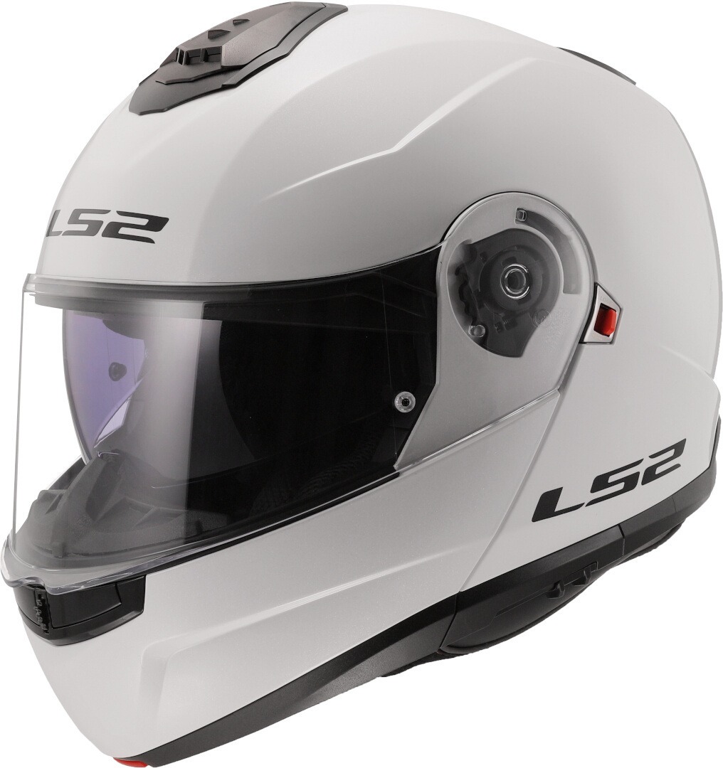 Мотошлем LS2 FF908 Strobe 2 Solid (3XL, белый глянцевый)