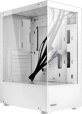 Корпус для компьютера Ginzzu CL110 (белый) - 