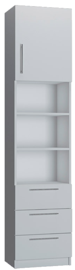 Шкаф-пенал Макс Стайл Kart 18 BySpan 219x50x42 / 11B4250 (белый 601)
