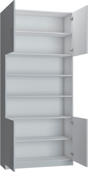 Шкаф Макс Стайл Falcon Fidji Egger 240x100x50 / 15C5050 (белый классический W960 ST7)