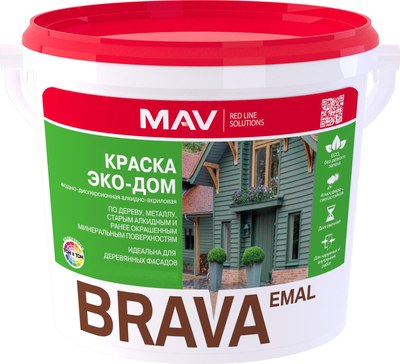 

Краска, Brava Эко-Дом
