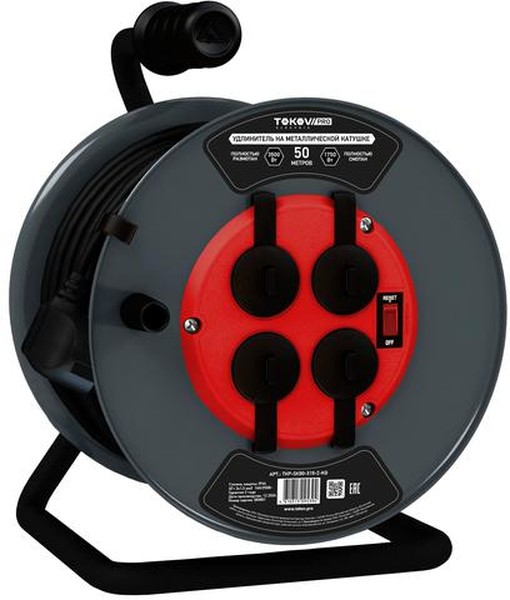 Удлинитель на катушке Tokov Electric TKP-SK50-315-Z-KG