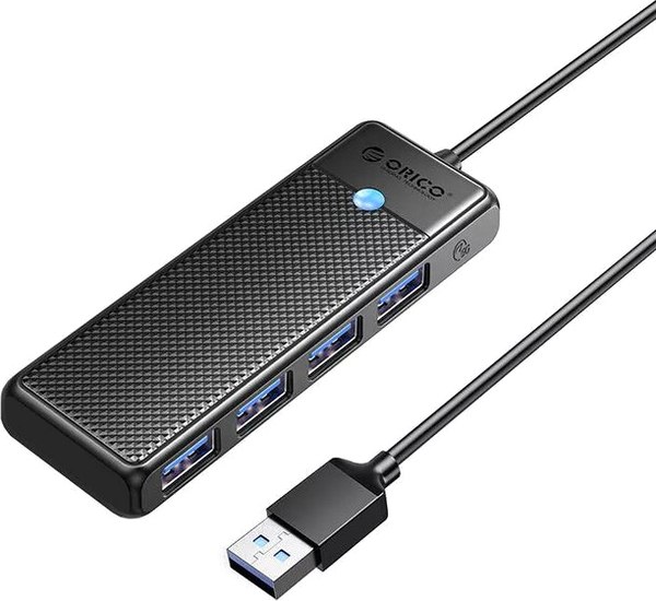 USB-хаб Orico PAPW4A-U3-015-BK-EP (черный)