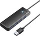 USB-хаб Orico PAPW4A-U3-015-BK-EP (черный) - 