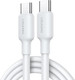 Кабель Usams US-SJ614 U84 Type-C-Type-C (2м, белый) -