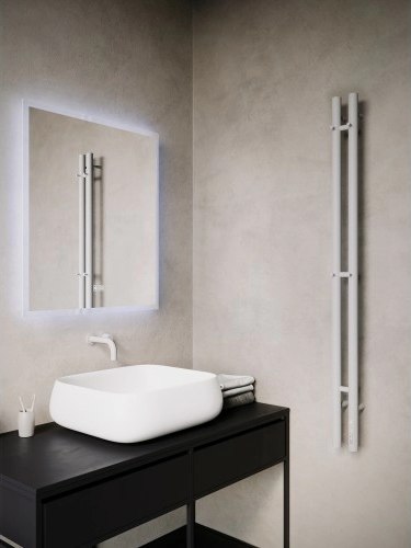 Купить Полотенцесушитель электрический Terminus Стойка Duo Круг 1200  