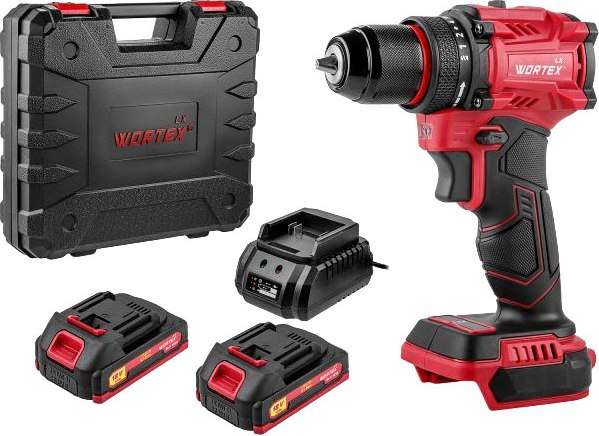 Аккумуляторная дрель-шуруповерт Wortex LX BD 1815-1 Li  ALL1 XLT (1333697)