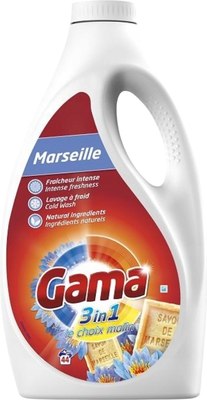 Гель для стирки GAMA Sensations Marseille & Lotus Универсальный (1.98л) - 