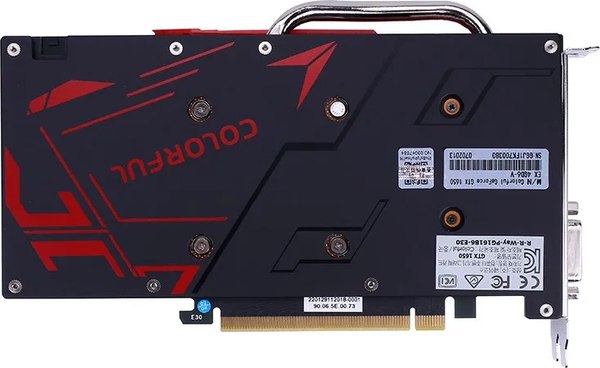 Видеокарта Colorful GeForce GTX 1650 EX 4Gb (GTX 1650 EX 4GD6-V) %rs_city_gde%