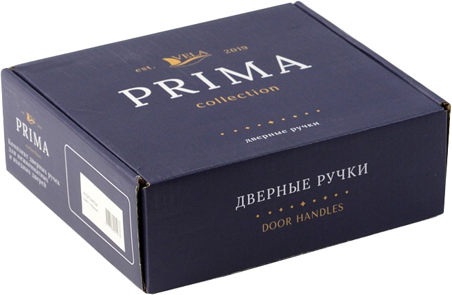 Ручка дверная VELA Prima Либра (белое серебро) — фото 2