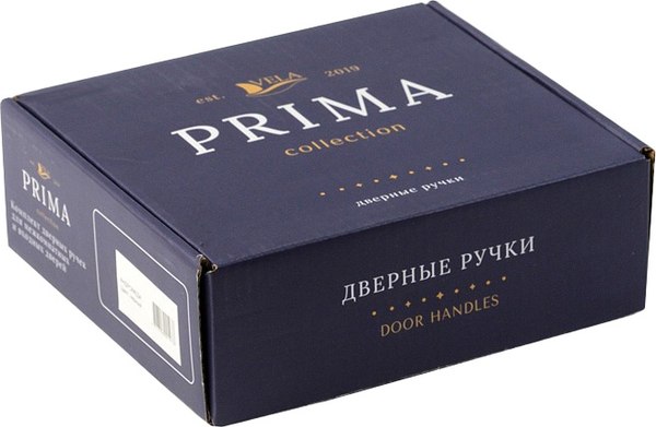 Ручка дверная VELA Prima Капелла (белое серебро)