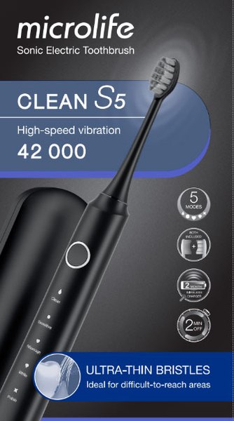 Звуковая зубная щетка Microlife Clean S5