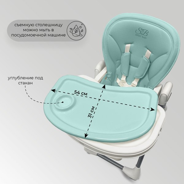 Купить Стульчик для кормления Sweet Baby Roma в Минске