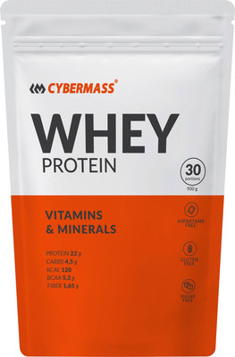 Протеин CYBERMASS Whey Protein (900г, малина) - 