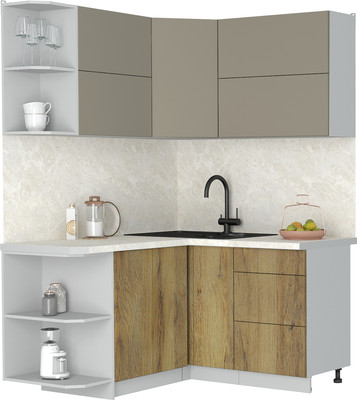 

Кухонный гарнитур, Мила Матте 1.5x1.4 А