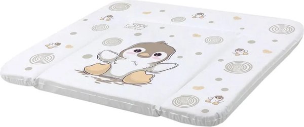 Пеленальный матрас Sweet Baby Pinguino New Crema 80x71 (пингвин бежевый)