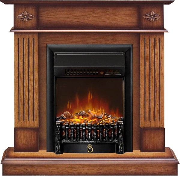 Каминокомплект Смолком Brighton STD-ASP Fobos FX M Black RC
